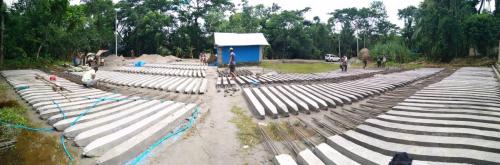 2.-Palasiding post casting